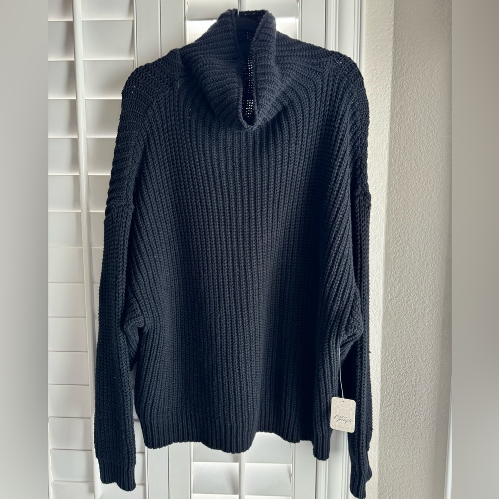Free People Swim Too Deep Turtle Neck Sweater